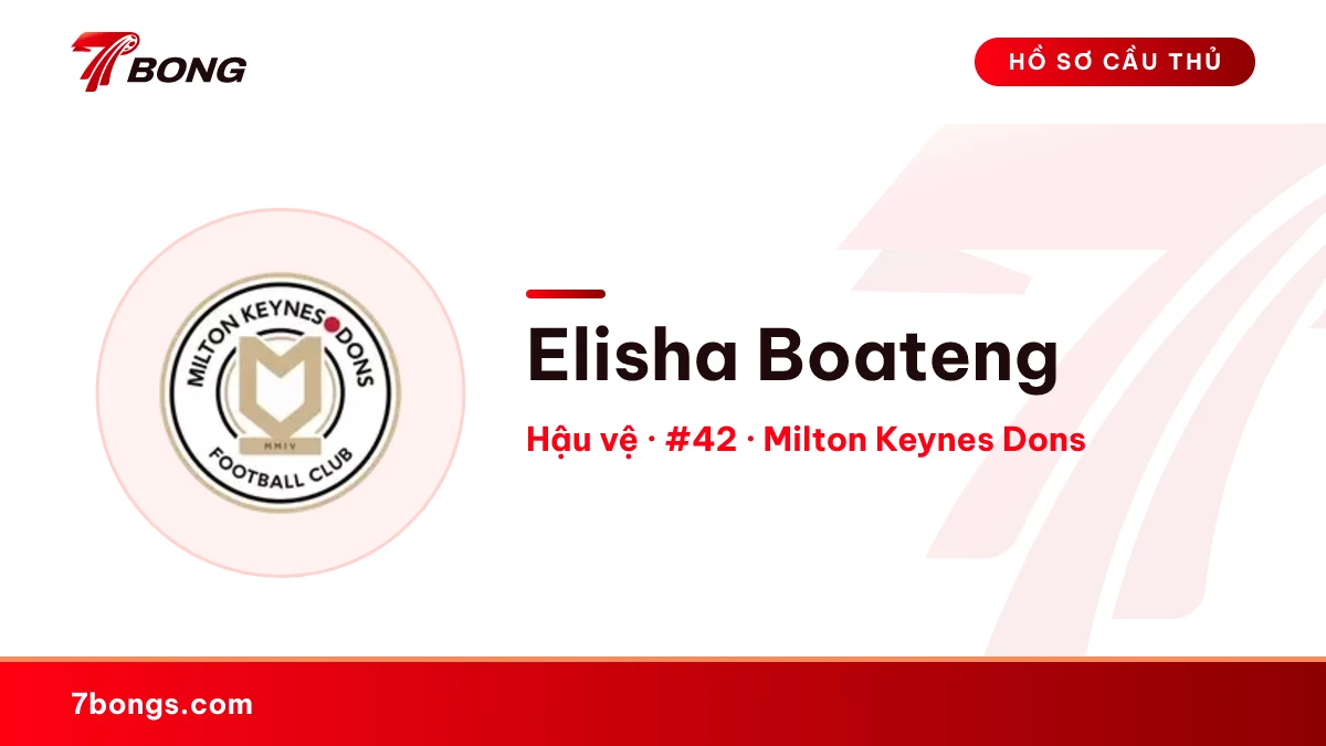 Elisha Boateng — Milton Keynes Dons