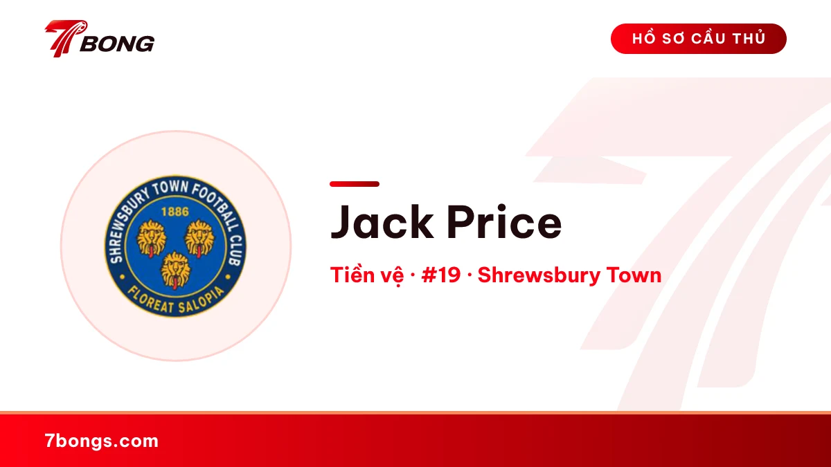 Jack Price — Shrewsbury Town