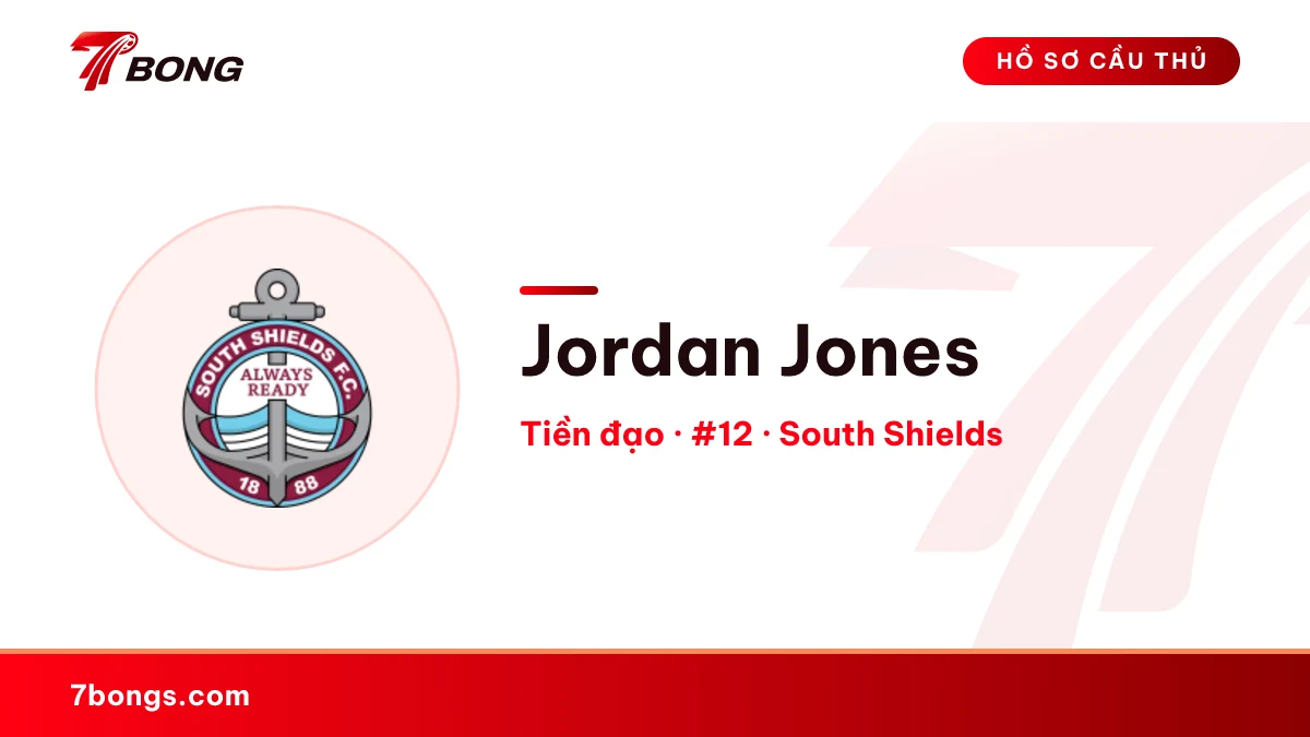 Jordan Jones — South Shields