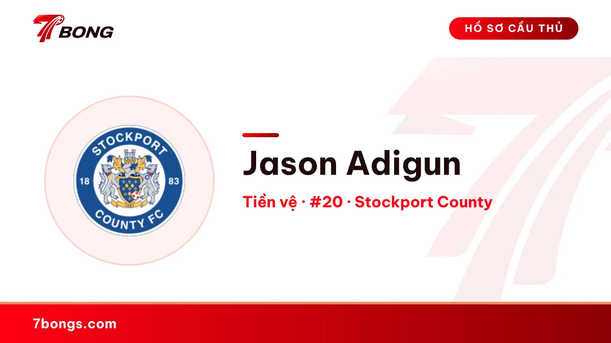 Jason Adigun — Stockport County
