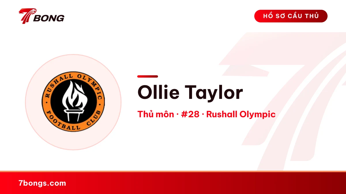 Ollie Taylor — Rushall Olympic