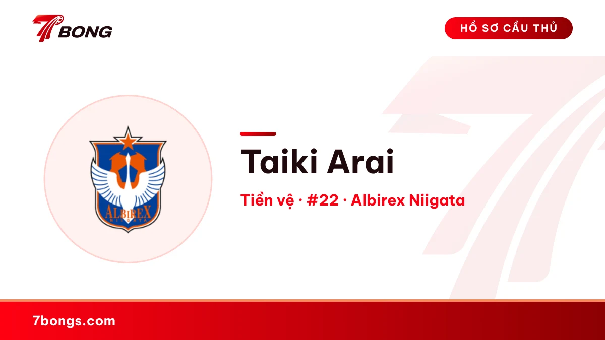 Taiki Arai — Albirex Niigata