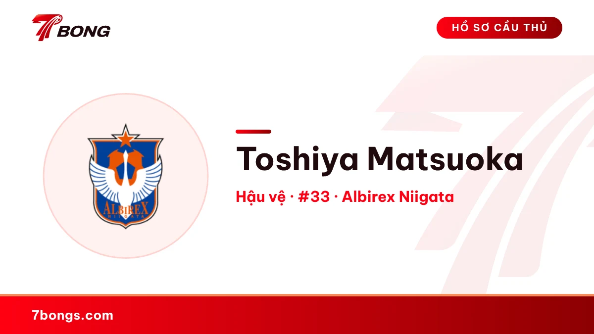 Toshiya Matsuoka — Albirex Niigata