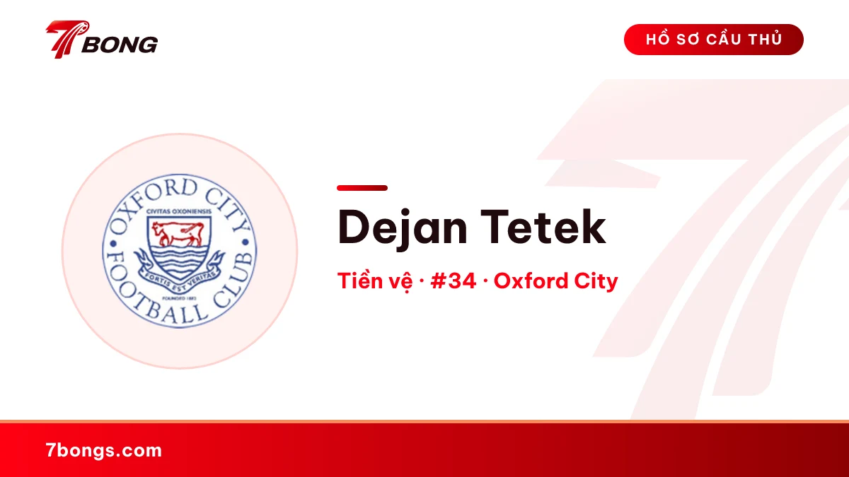 Dejan Tetek — Oxford City