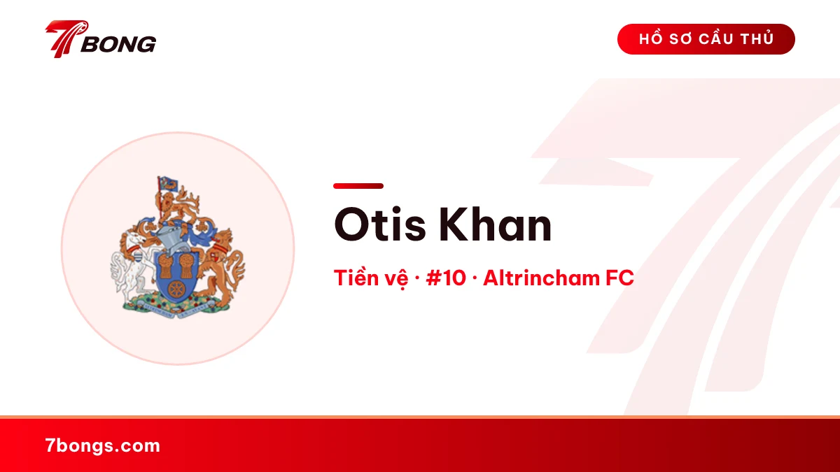 Otis Khan — Altrincham FC