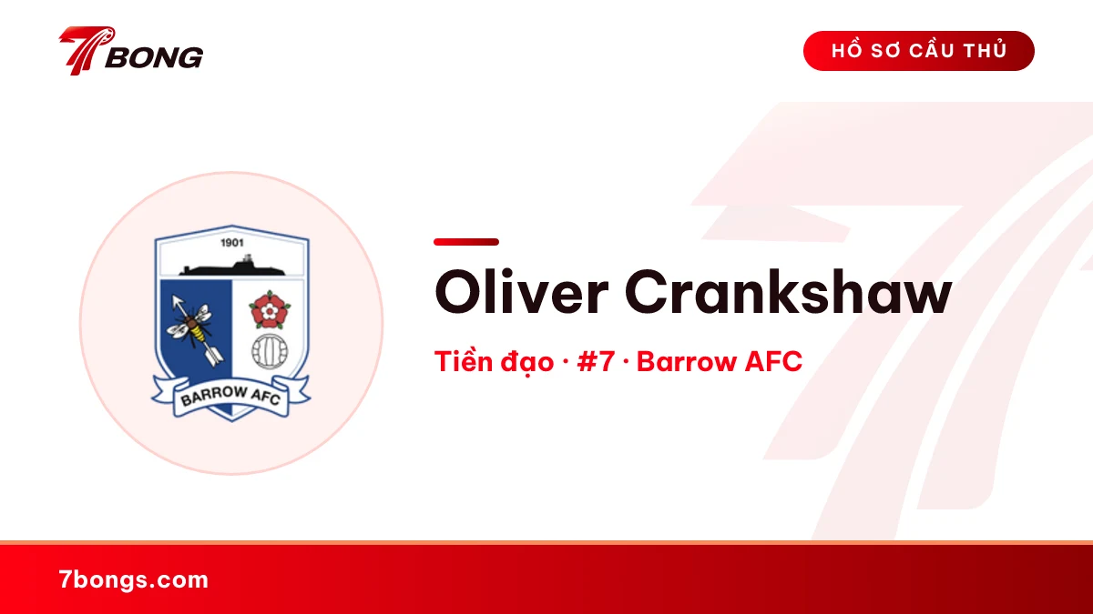 Oliver Crankshaw — Barrow AFC
