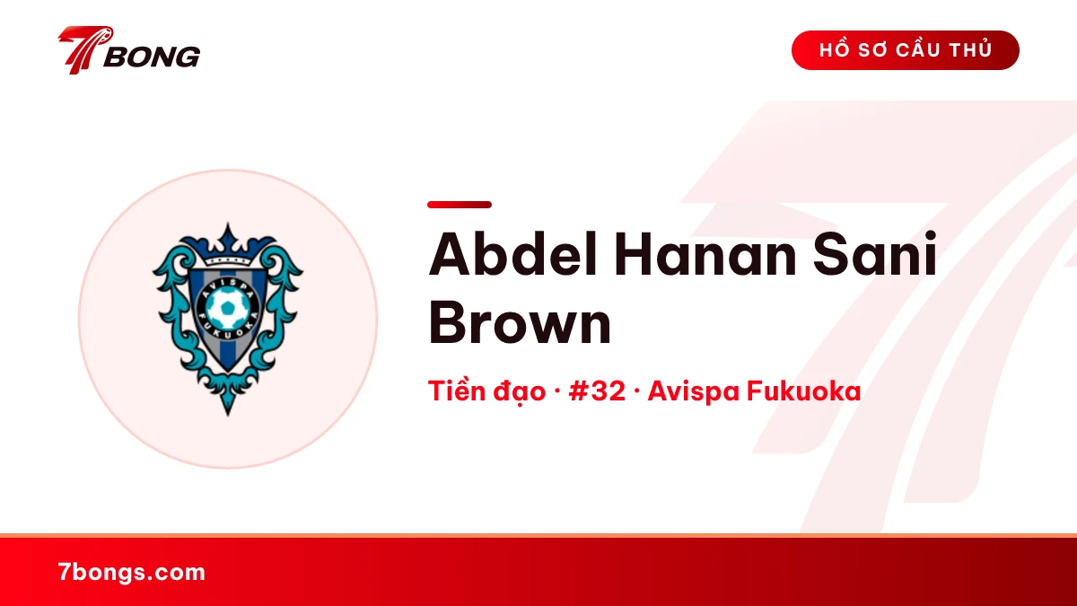 Abdel Hanan Sani Brown — Avispa Fukuoka