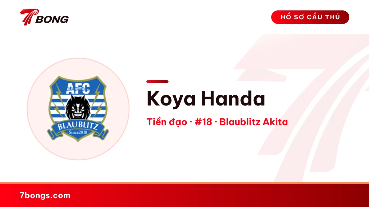 Koya Handa — Blaublitz Akita