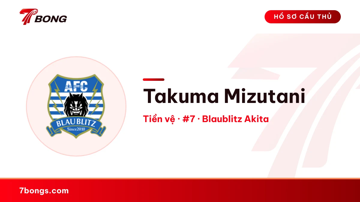 Takuma Mizutani — Blaublitz Akita