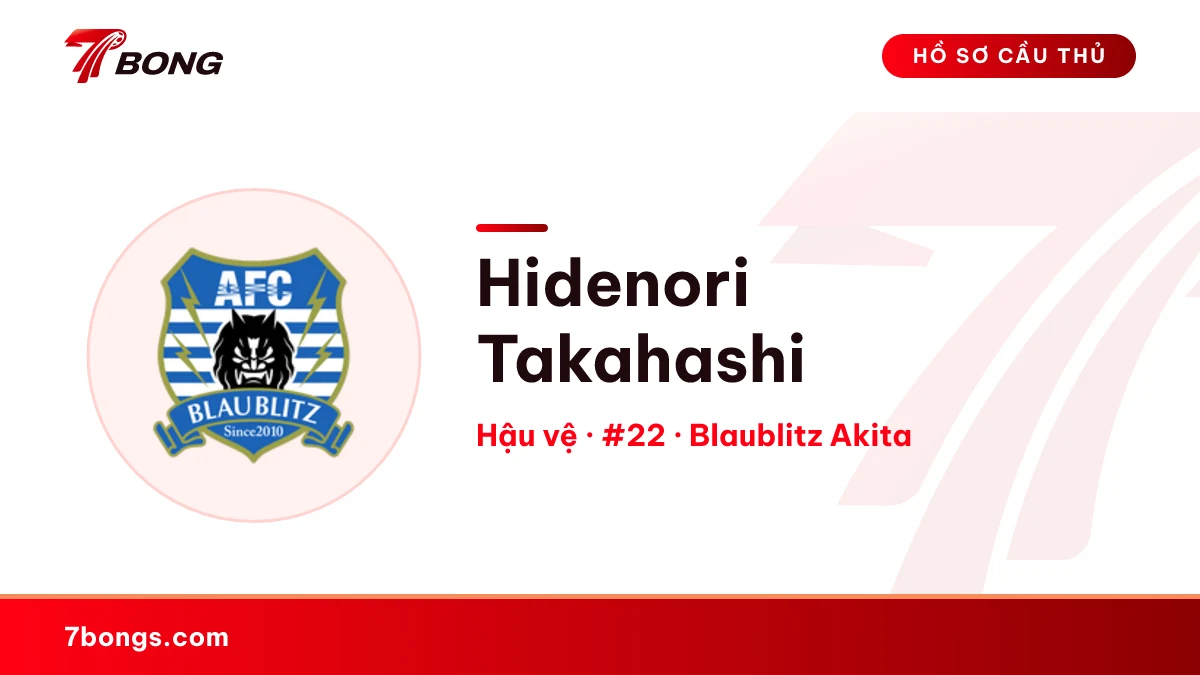 Hidenori Takahashi — Blaublitz Akita