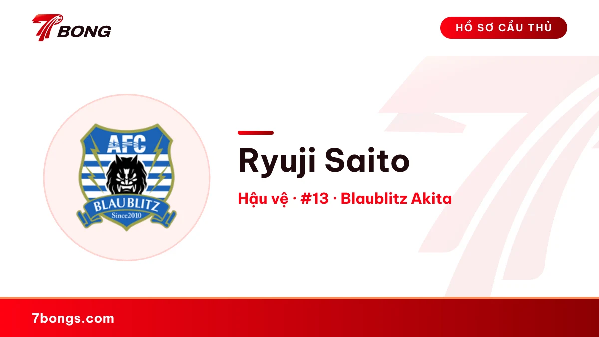 Ryuji Saito — Blaublitz Akita