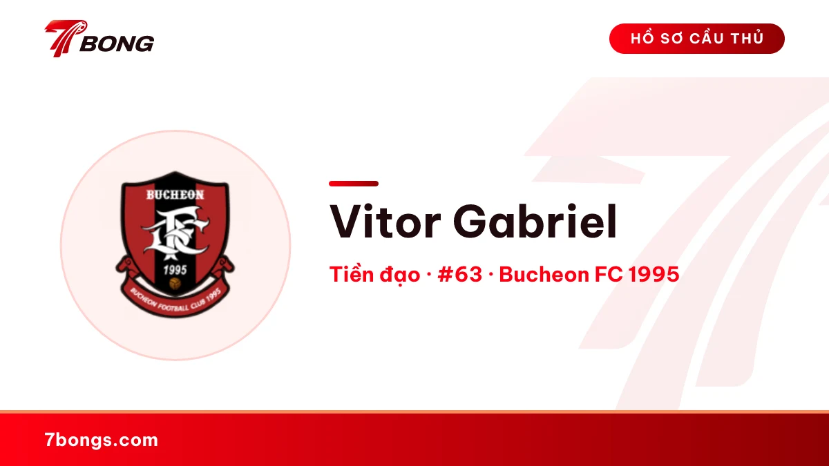 Vitor Gabriel — Bucheon FC 1995