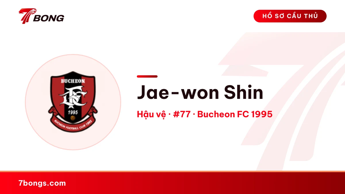 Jae-won Shin — Bucheon FC 1995
