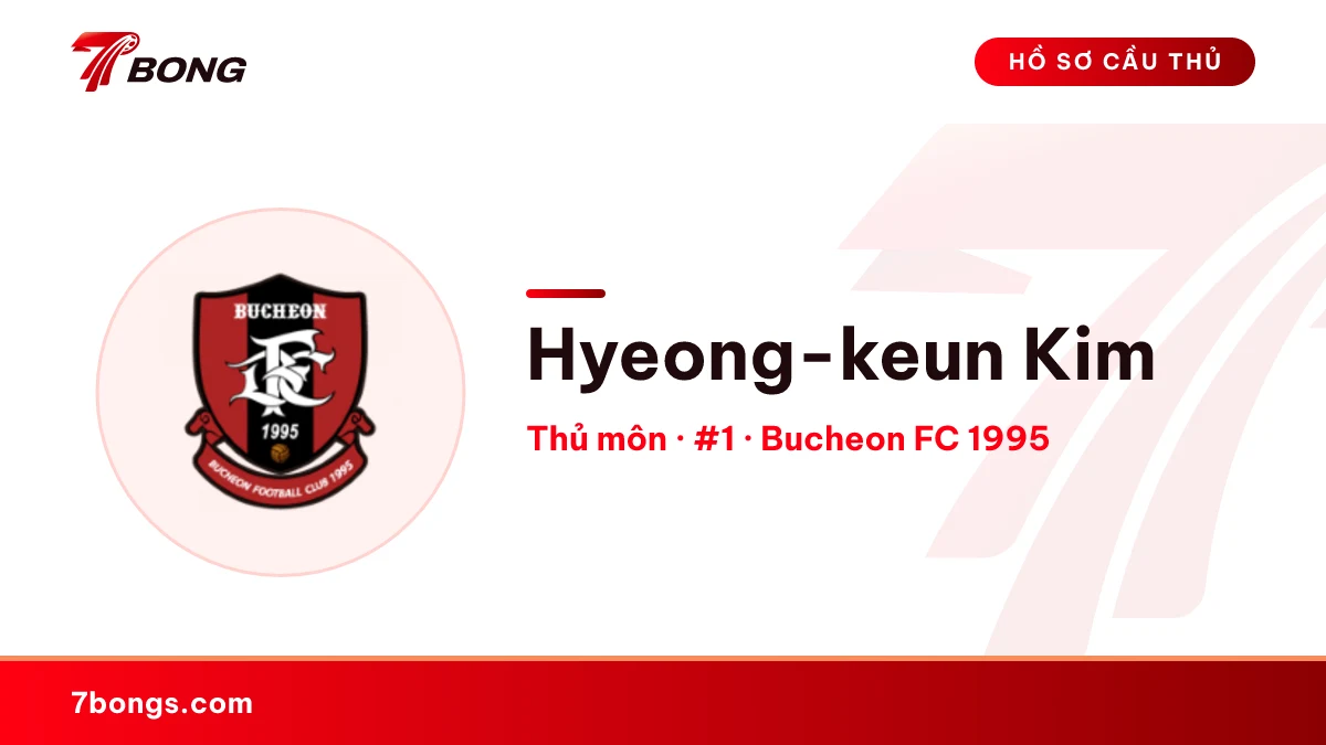 Hyeong-keun Kim — Bucheon FC 1995