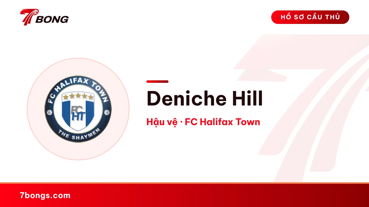 Deniche Hill — FC Halifax Town