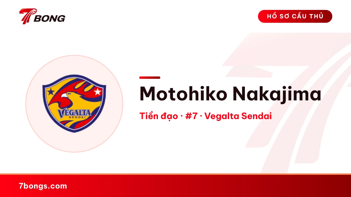 Motohiko Nakajima — Vegalta Sendai