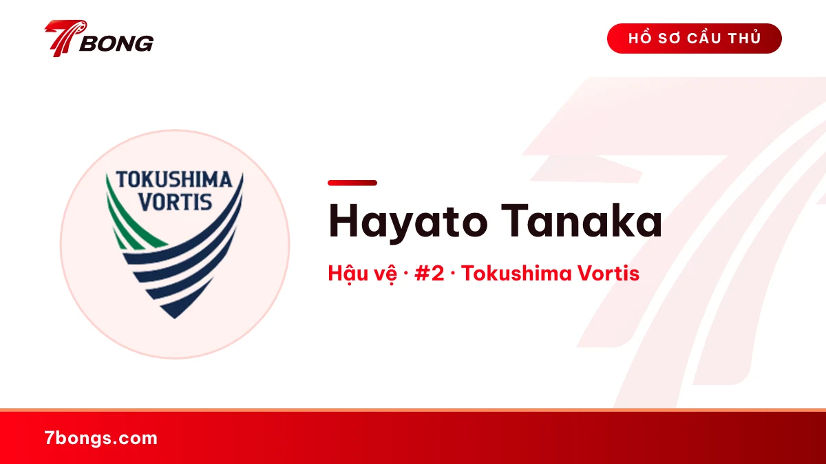 Hayato Tanaka — Tokushima Vortis