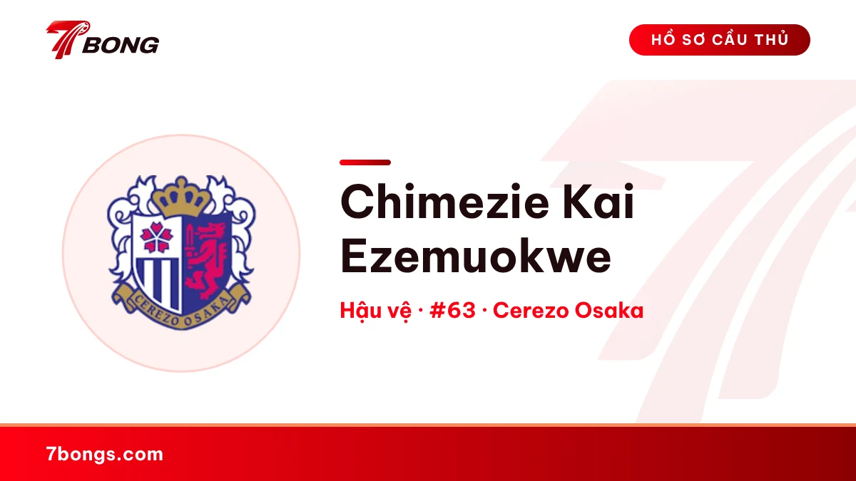 Chimezie Kai Ezemuokwe — Cerezo Osaka