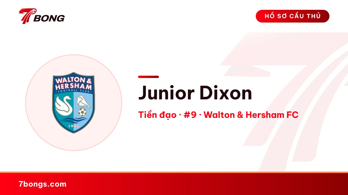 Junior Dixon — Walton & Hersham FC