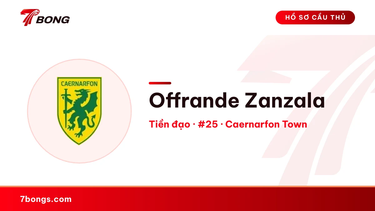 Offrande Zanzala — Caernarfon Town