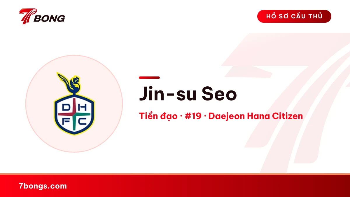 Jin-su Seo — Daejeon Hana Citizen
