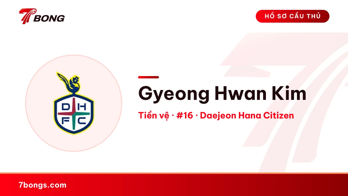 Gyeong Hwan Kim — Daejeon Hana Citizen