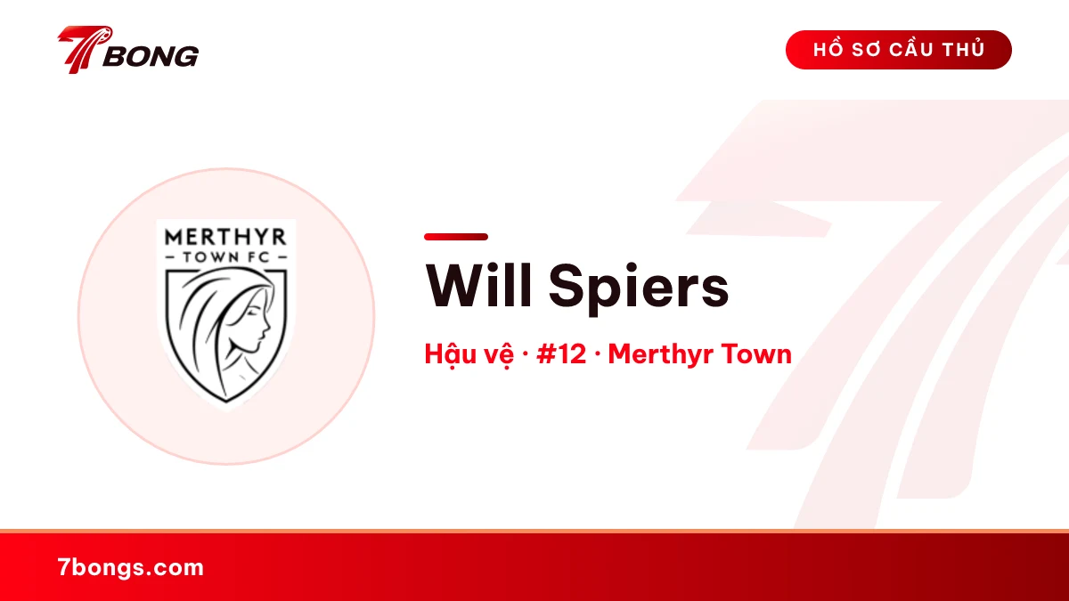 Will Spiers — Merthyr Town