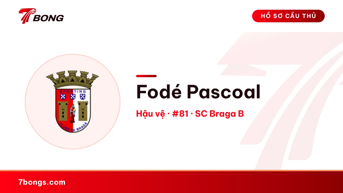 Fodé Pascoal — SC Braga B