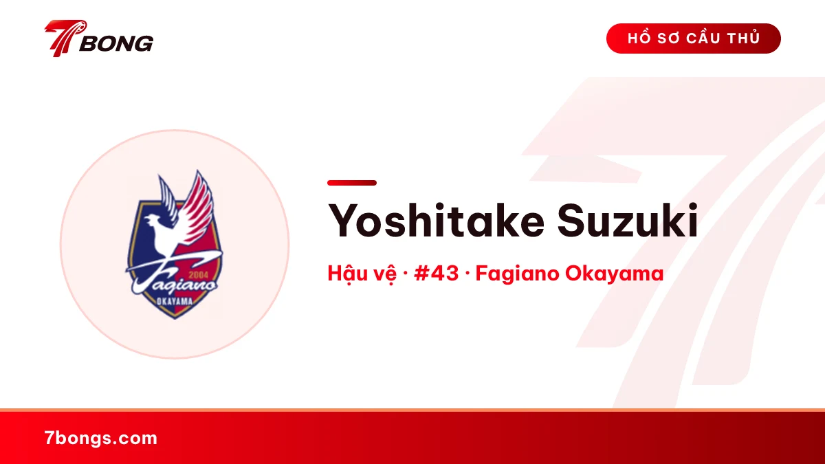 Yoshitake Suzuki — Fagiano Okayama