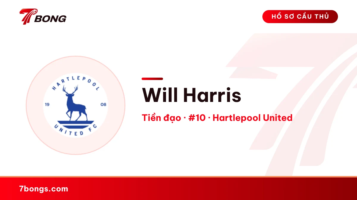 Will Harris — Hartlepool United