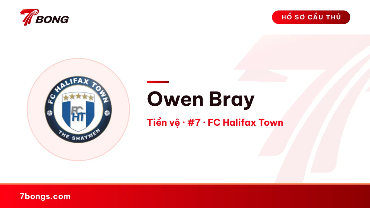 Owen Bray — FC Halifax Town