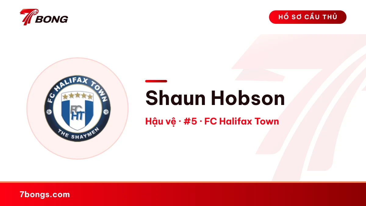Shaun Hobson — FC Halifax Town