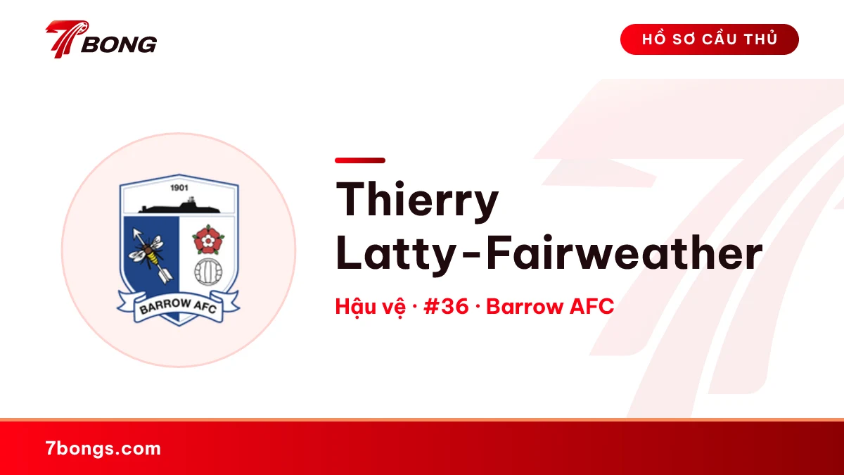 Thierry Latty-Fairweather — Barrow AFC