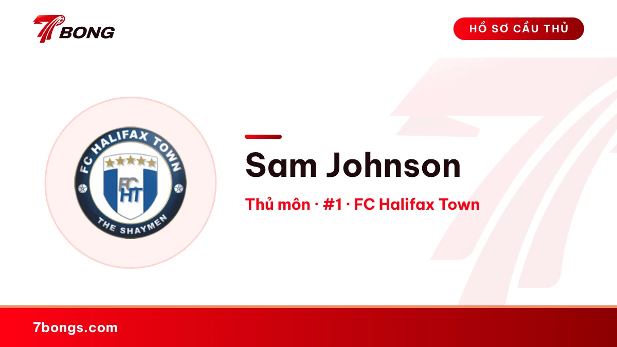 Sam Johnson — FC Halifax Town
