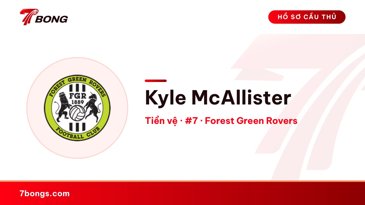 Kyle McAllister — Forest Green Rovers