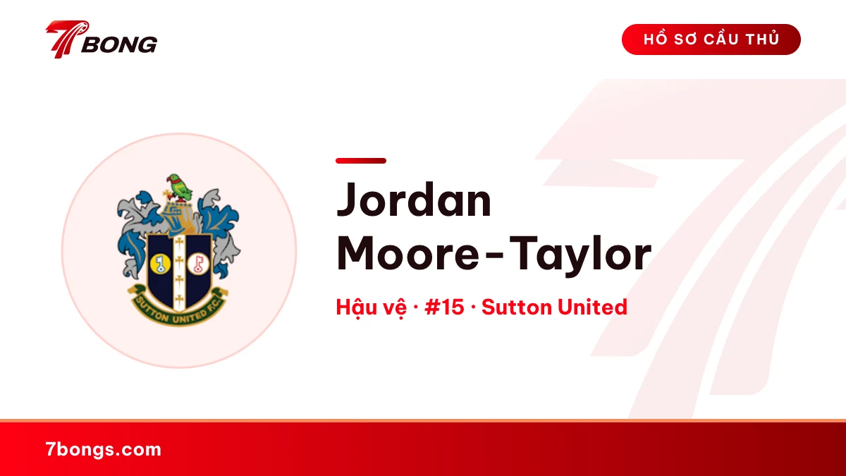 Jordan Moore-Taylor — Sutton United