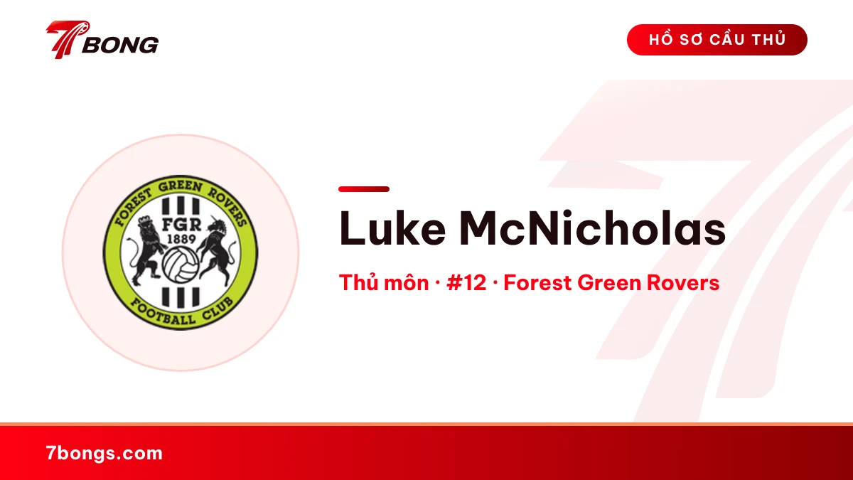 Luke McNicholas — Forest Green Rovers
