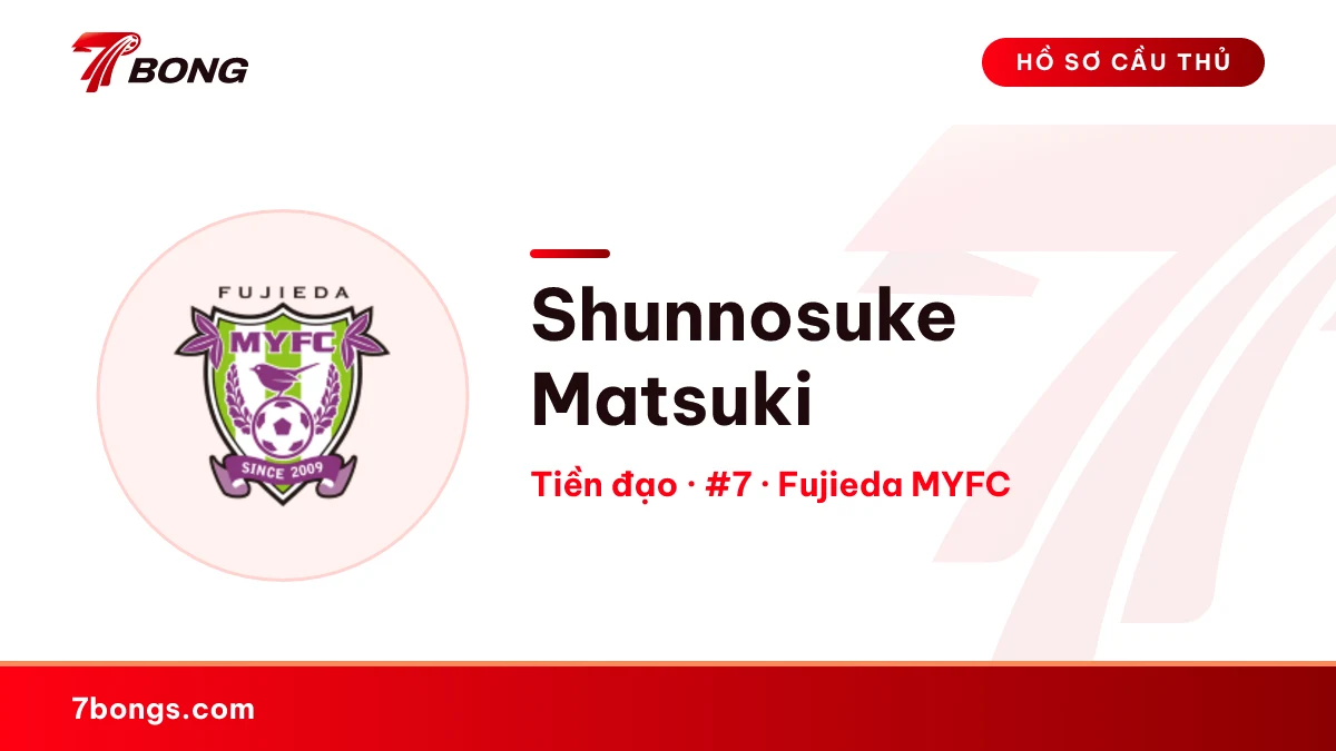 Shunnosuke Matsuki — Fujieda MYFC