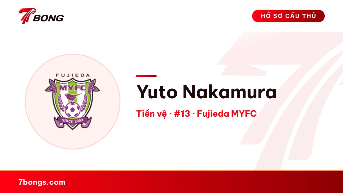 Yuto Nakamura — Fujieda MYFC