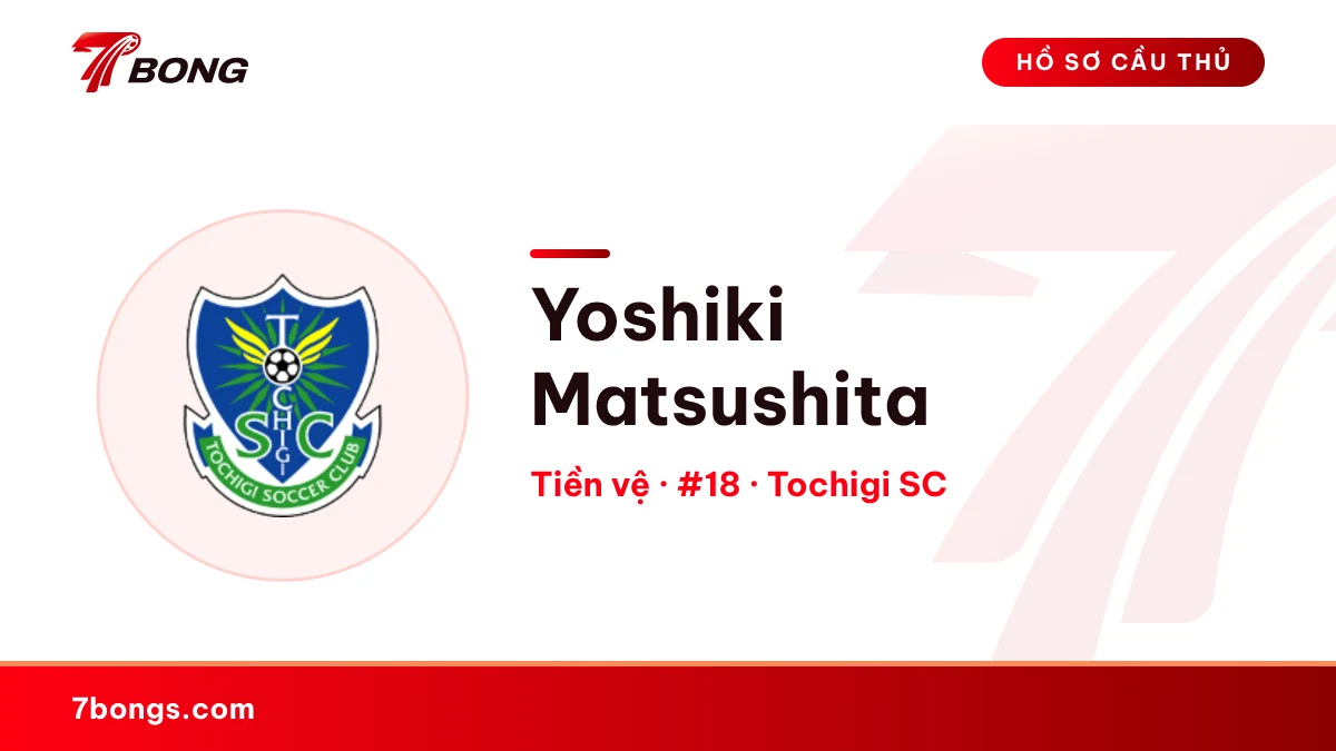 Yoshiki Matsushita — Tochigi SC