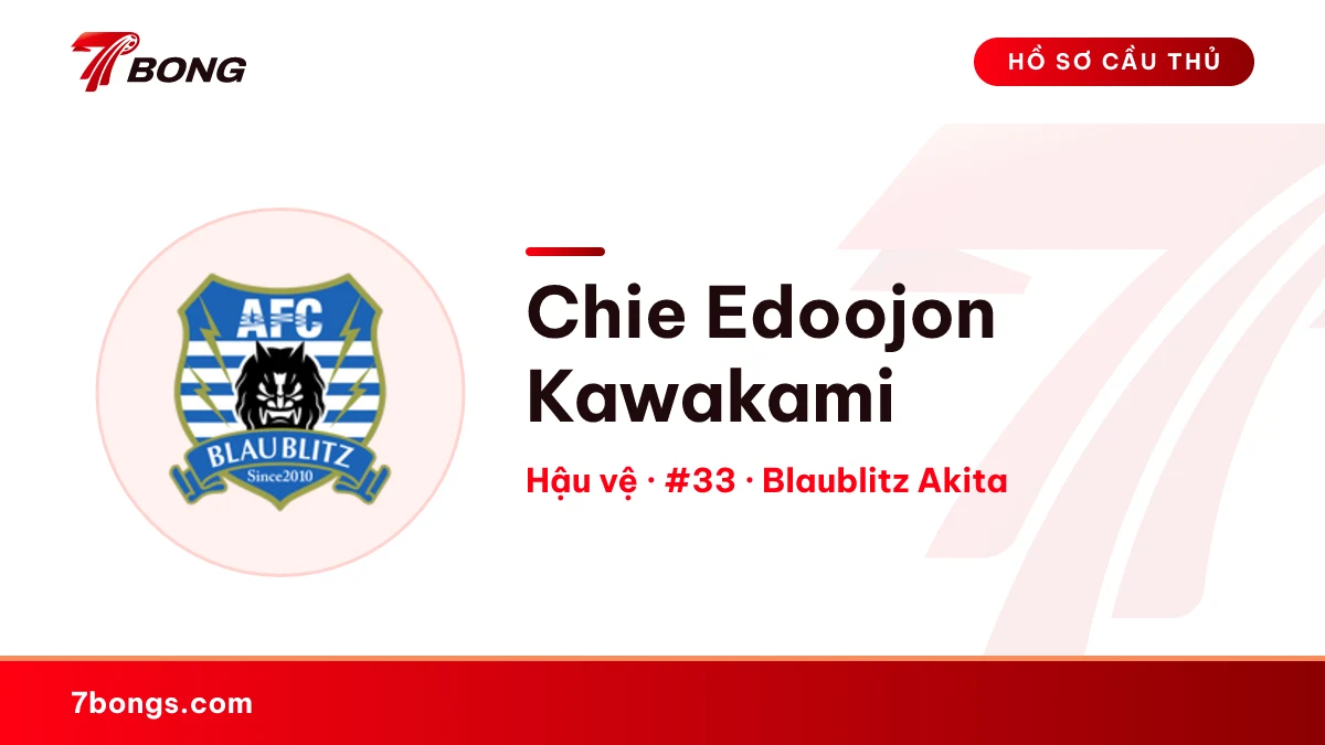 Chie Edoojon Kawakami — Blaublitz Akita