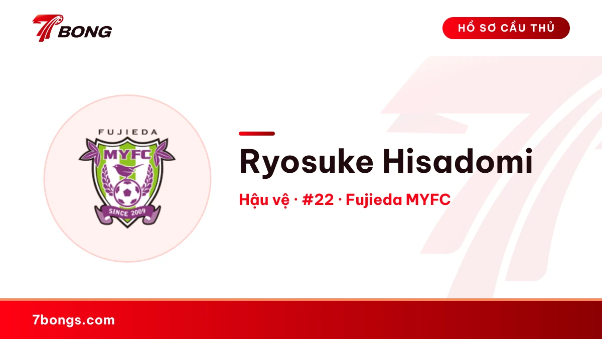 Ryosuke Hisadomi — Fujieda MYFC