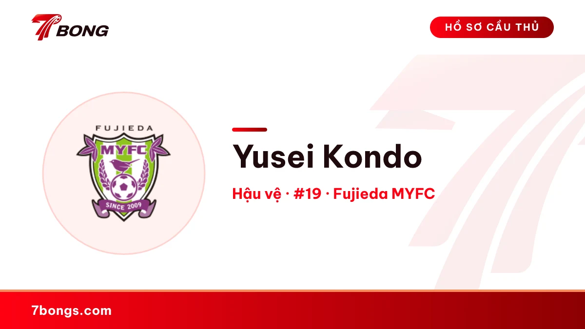 Yusei Kondo — Fujieda MYFC