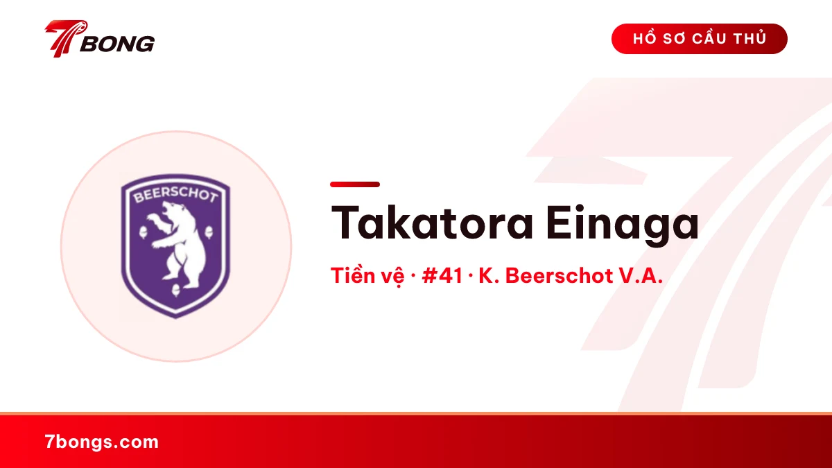 Takatora Einaga — K. Beerschot V.A.