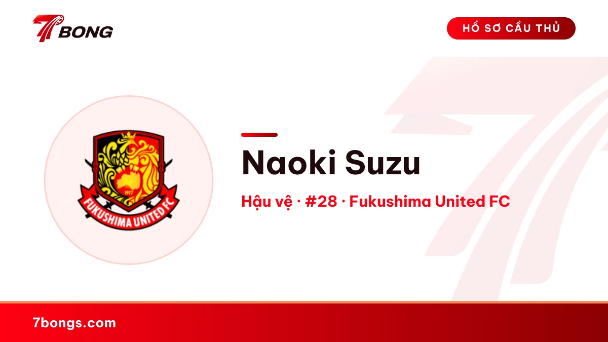 Naoki Suzu — Fukushima United FC