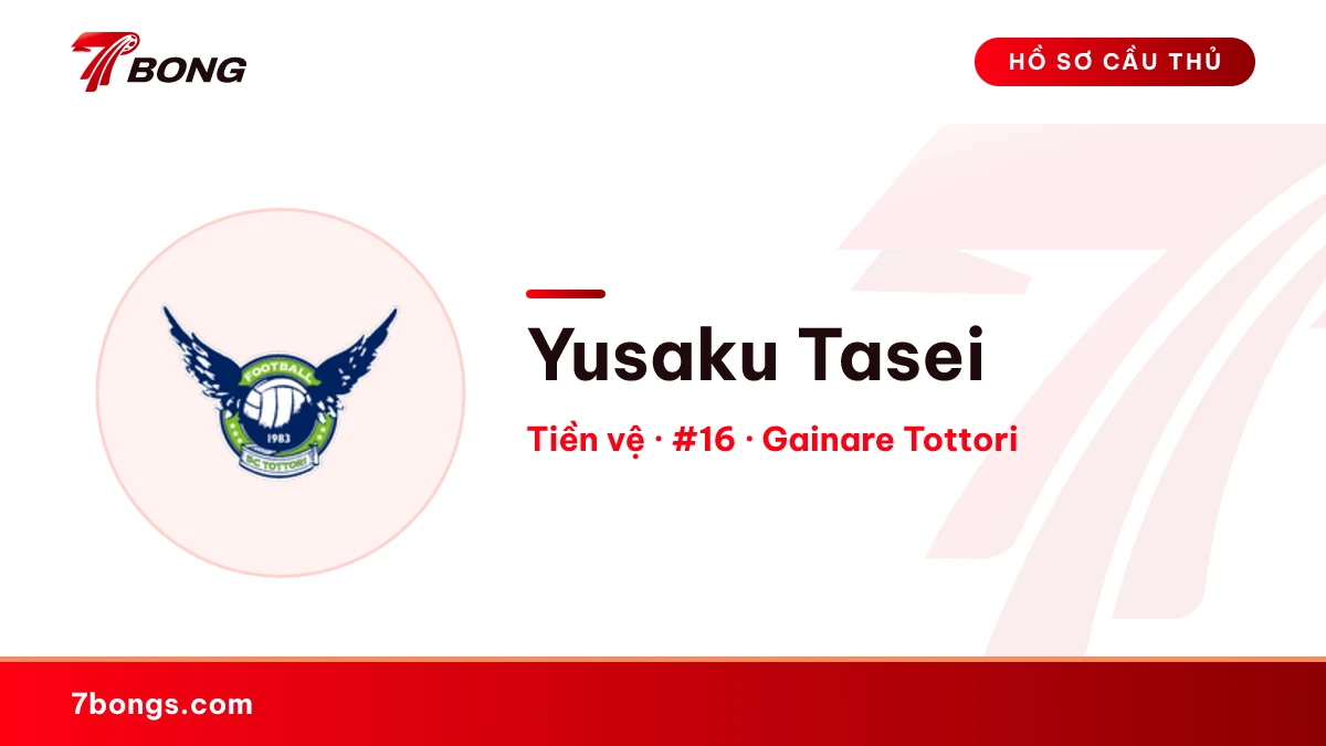 Yusaku Tasei — Gainare Tottori