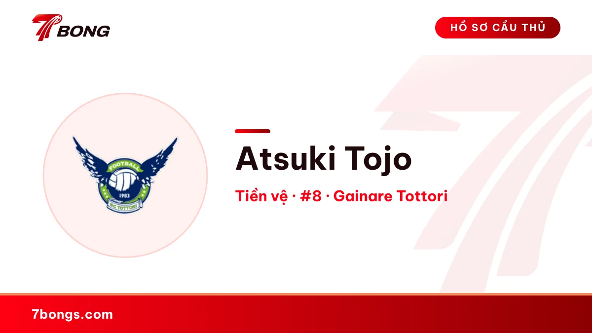 Atsuki Tojo — Gainare Tottori