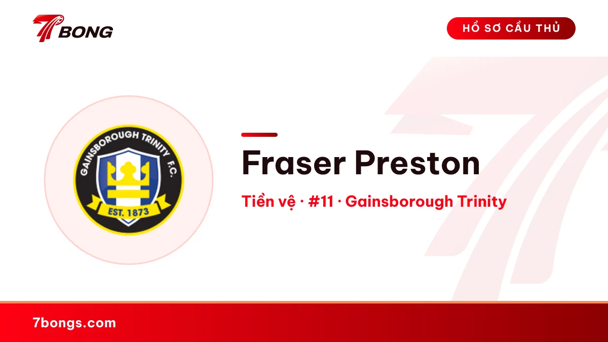 Fraser Preston — Gainsborough Trinity