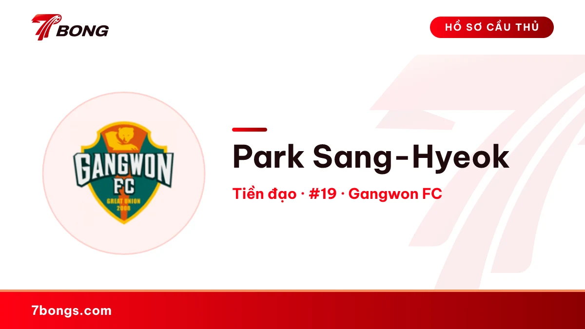 Park Sang-Hyeok — Gangwon FC