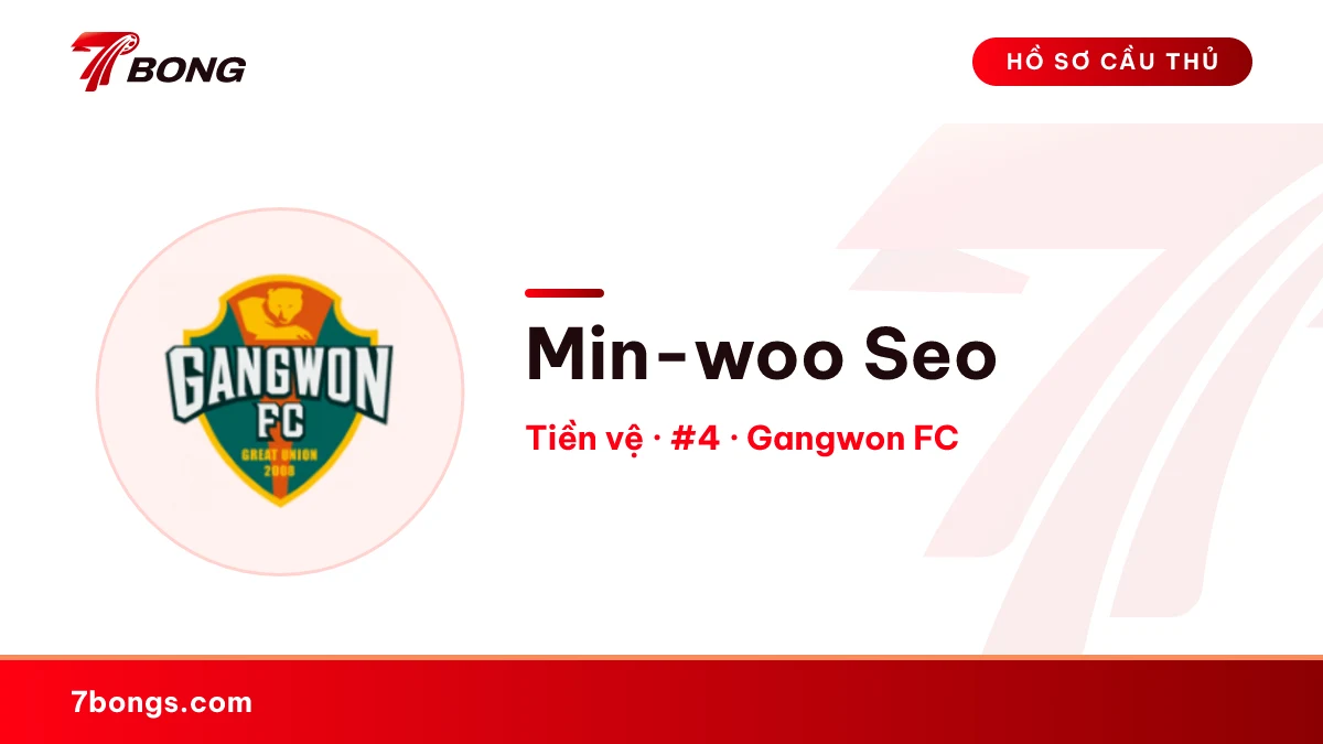 Min-woo Seo — Gangwon FC